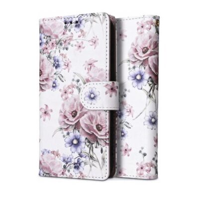 Puzdro Tech-Protect Book Xiaomi Redmi 13C/Poco C65 - Rozkvitnut&eacute; kvety