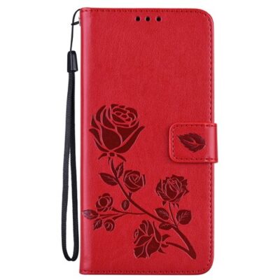 Puzdro Rose Book Xiaomi Redmi Note 13 4G - červen&eacute;