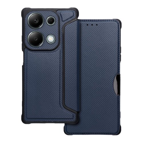 Puzdro Razor Book Xiaomi Redmi Note 13 Pro 4G/Poco M6 Pro 4G - modré