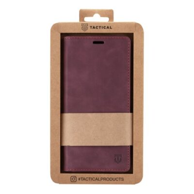 Tactical Xproof PU Kožené Book Pouzdro pro Poco M3 Red Beret
