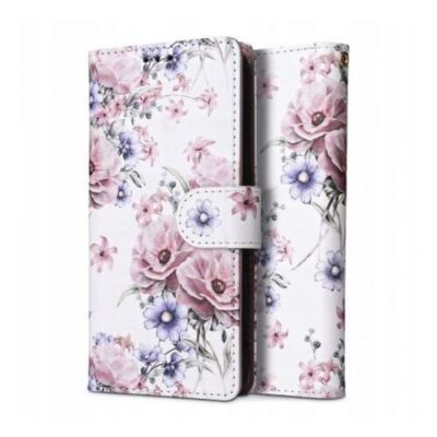 Puzdro Tech-Protect Book Xiaomi Redmi 12 4G - Rozkvitnut&eacute; kvety