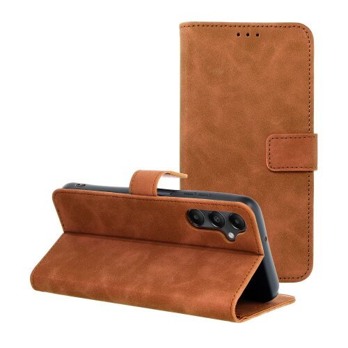 Puzdro Tender Book Samsung Galaxy A05s - hnedé