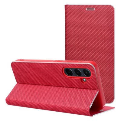 LUNA Book Carbon for SAMSUNG S25 FE red