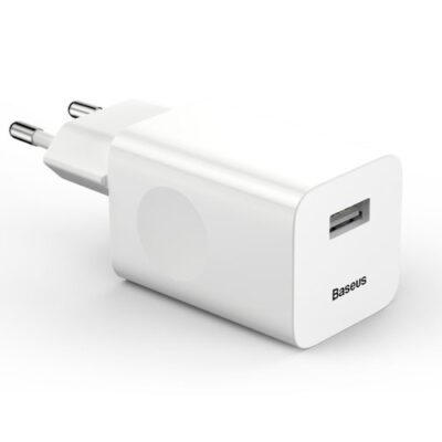 Baseus CCALL-BX02 Quick Charger Nab&iacute;ječka White