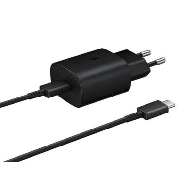 EP-TA800EBE + EP-DA705BBE Samsung USB-C Cestovn&iacute; nab&iacute;ječka Black (OOB Bulk)