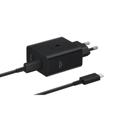 EP-T5020XBE Samsung Dual USB-C 50W Cestovn&iacute; nab&iacute;ječka + USB-C Datov&yacute; Kabel Black