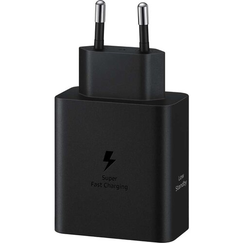 Samsung cestovná nabíjačka EP-T5020XBEGEU, 50W + USB-C/USB-C kabel 5A 1.8m Super Fast, čierny