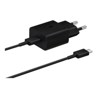 EP-T1510XBE Samsung USB-C Cestovn&iacute; nab&iacute;ječka 15W Black + USB-C Datov&yacute; Kabel