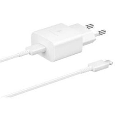 EP-T1510XWE Samsung USB-C Cestovn&iacute; nab&iacute;ječka 15W White + USB-C Datov&yacute; Kabel