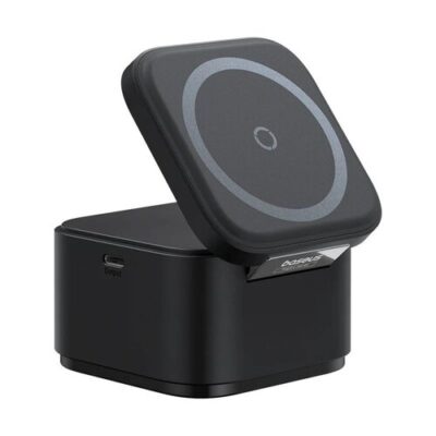 Baseus MagPro 3v1 Magnetick&aacute; Bezdr&aacute;tov&aacute; Nab&iacute;ječka 25W Cosmic Black
