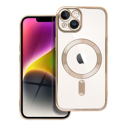 Puzdro Magsafe Shine iPhone 14 - zlaté