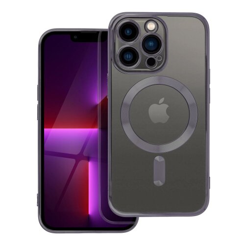 Puzdro Magsafe Shine iPhone 13 Pro - čierne