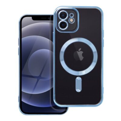 Puzdro Magsafe Shine iPhone 12 - modré