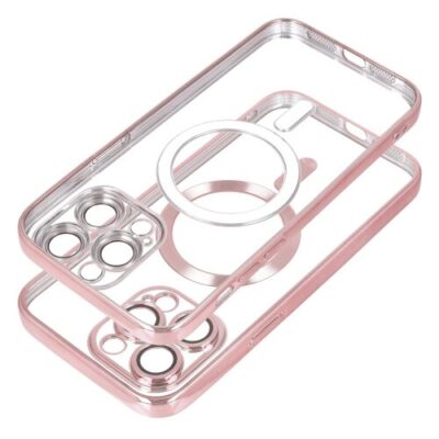 Puzdro Magsafe Shine iPhone 16e - ružov&eacute;
