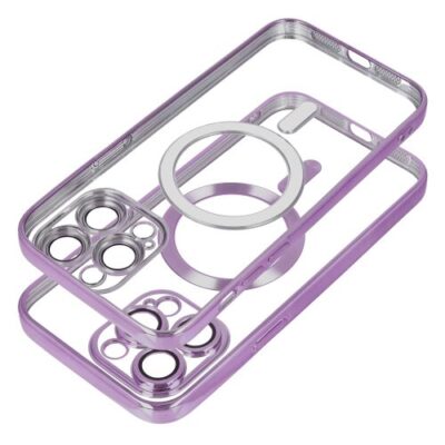 Puzdro Magsafe Shine iPhone 16e - tmavo-fialov&eacute;