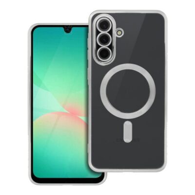 Puzdro Magsafe Shine Samsung Galaxy A56 - strieborné
