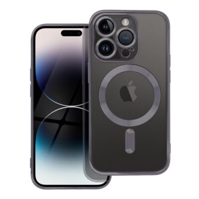 Puzdro Magsafe Shine iPhone 14 Pro - čierne