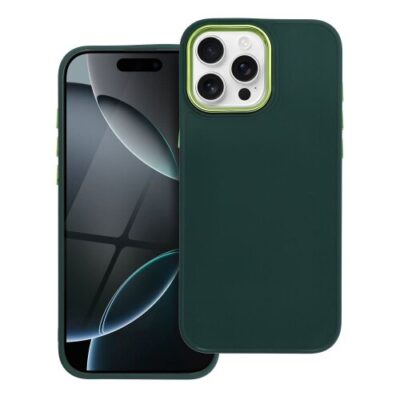 Puzdro Frame TPU iPhone 16 Pro Max - zelen&eacute;