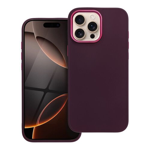 Puzdro Frame TPU iPhone 16 Pro Max - fialové