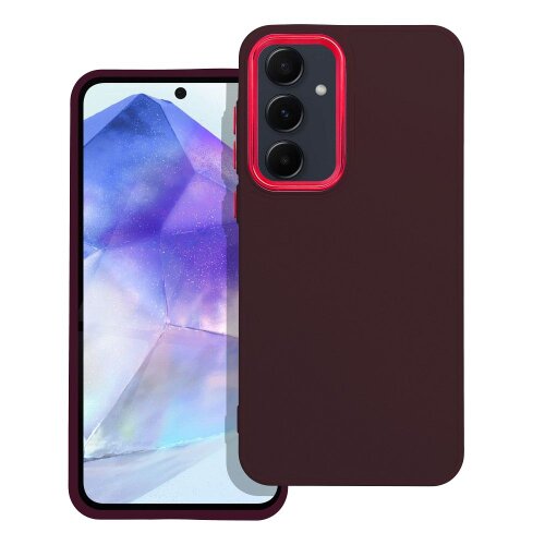 Puzdro Frame TPU Samsung Galaxy A55 5G - fialové