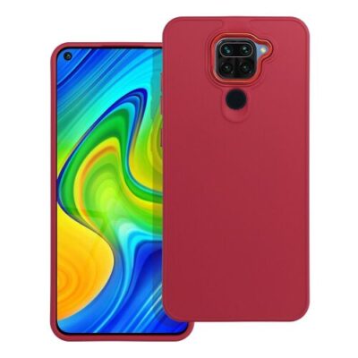 Puzdro Frame TPU Xiaomi Redmi Note 9 - červen&eacute;
