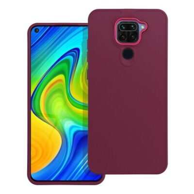 Puzdro Frame TPU Xiaomi Redmi Note 9 - fialov&eacute;