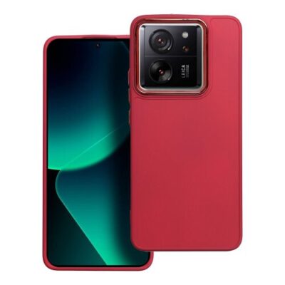 Puzdro Frame TPU Xiaomi 13T - červen&eacute;