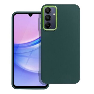Puzdro Frame TPU Samsung Galaxy A15 4G/A15 5G - zelen&eacute;