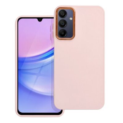 Puzdro Frame TPU Samsung Galaxy A15 4G/A15 5G - ružov&eacute;