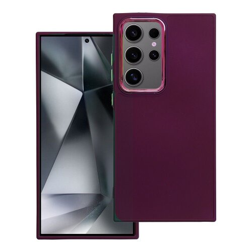 Puzdro Frame TPU Samsung Galaxy S24 Ultra - fialové