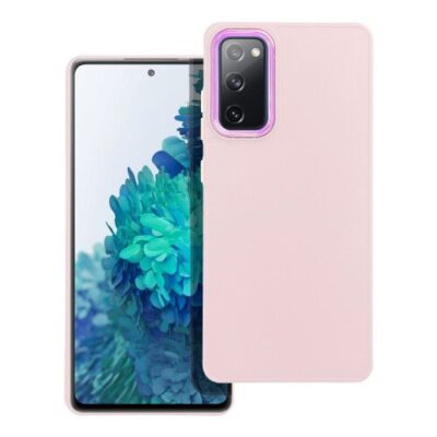 Puzdro Frame TPU Samsung Galaxy S20 FE/S20 FE 5G - ružov&eacute;