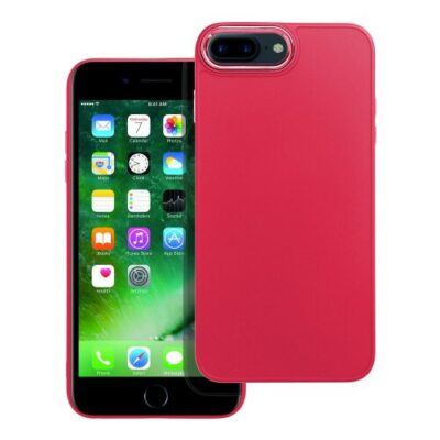 Puzdro Frame TPU iPhone 7 Plus/8 Plus - červené