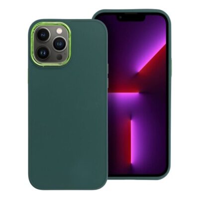 Puzdro Frame TPU iPhone 13 Pro - zelen&eacute;
