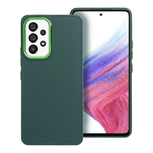 Puzdro Frame TPU Samsung Galaxy A53 5G - zelené