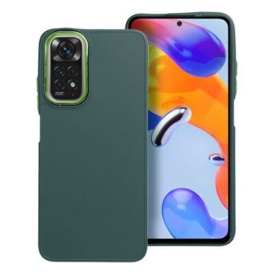 Puzdro Frame TPU Xiaomi Redmi Note 11/11S - zelené
