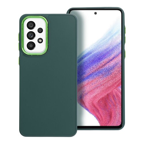 Puzdro Frame TPU Samsung Galaxy A33 5G - zelené