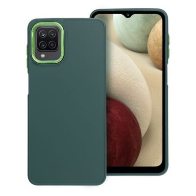 Puzdro Frame TPU Samsung Galaxy A12/M12 - zelen&eacute;