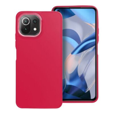 Puzdro Frame TPU Xiaomi Mi 11 Lite 5G/Mi 11 Lite 4G/Mi 11 Lite NE - červené
