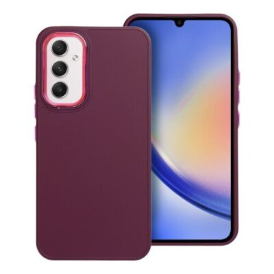 Puzdro Frame TPU Samsung Galaxy A54 5G - fialové
