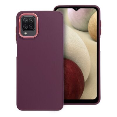 Puzdro Frame TPU Samsung Galaxy A12/M12 - fialové