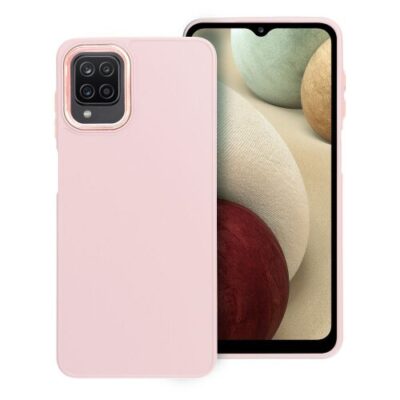 Puzdro Frame TPU Samsung Galaxy A12/M12 - ružové