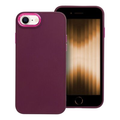 Puzdro Frame TPU iPhone 7/8/SE 2020/SE 2022 - fialové