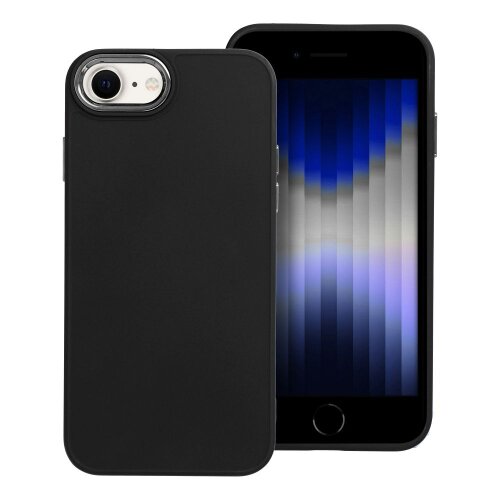 Puzdro Frame TPU iPhone 7/8/SE 2020/SE 2022 - čierne