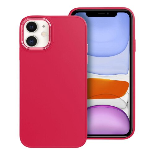 Puzdro Frame TPU iPhone 11 - červené