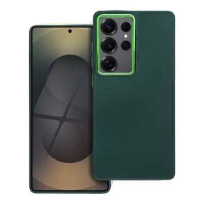 Puzdro Frame TPU Samsung Galaxy S25 Ultra - zelen&eacute;