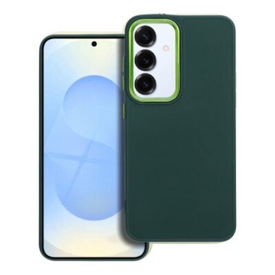Puzdro Frame TPU Samsung Galaxy S25 5G - zelen&eacute;