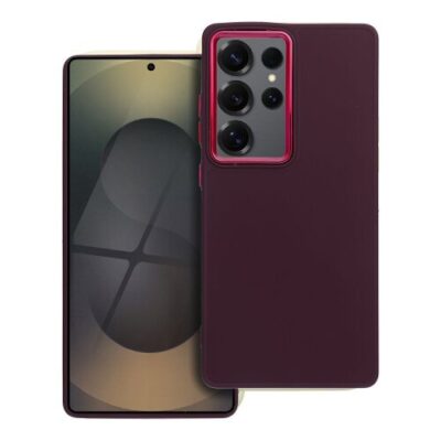 Puzdro Frame TPU Samsung Galaxy S25 Ultra - fialov&eacute;