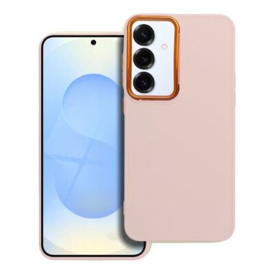 Puzdro Frame TPU Samsung Galaxy S25 Plus - ružov&eacute;