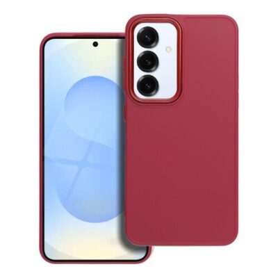 Puzdro Frame TPU Samsung Galaxy S25 5G - červen&eacute;