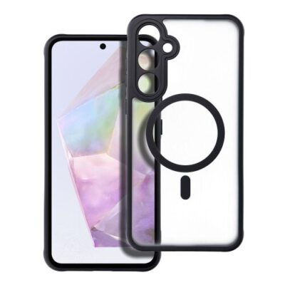 Puzdro Magsafe Matte Clear Samsung Galaxy A35 - čierne